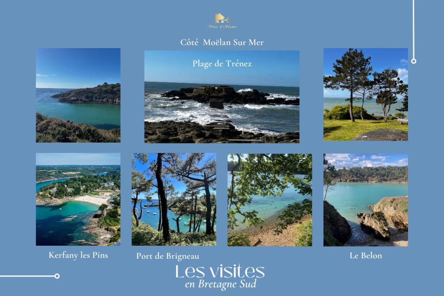 Le Belaven, Neuf, Cosy, Terrasse, Jardin, Kerfany Plage, 1 A 6 Pers มูเอลอง-ซูร์-แมร์ ภายนอก รูปภาพ